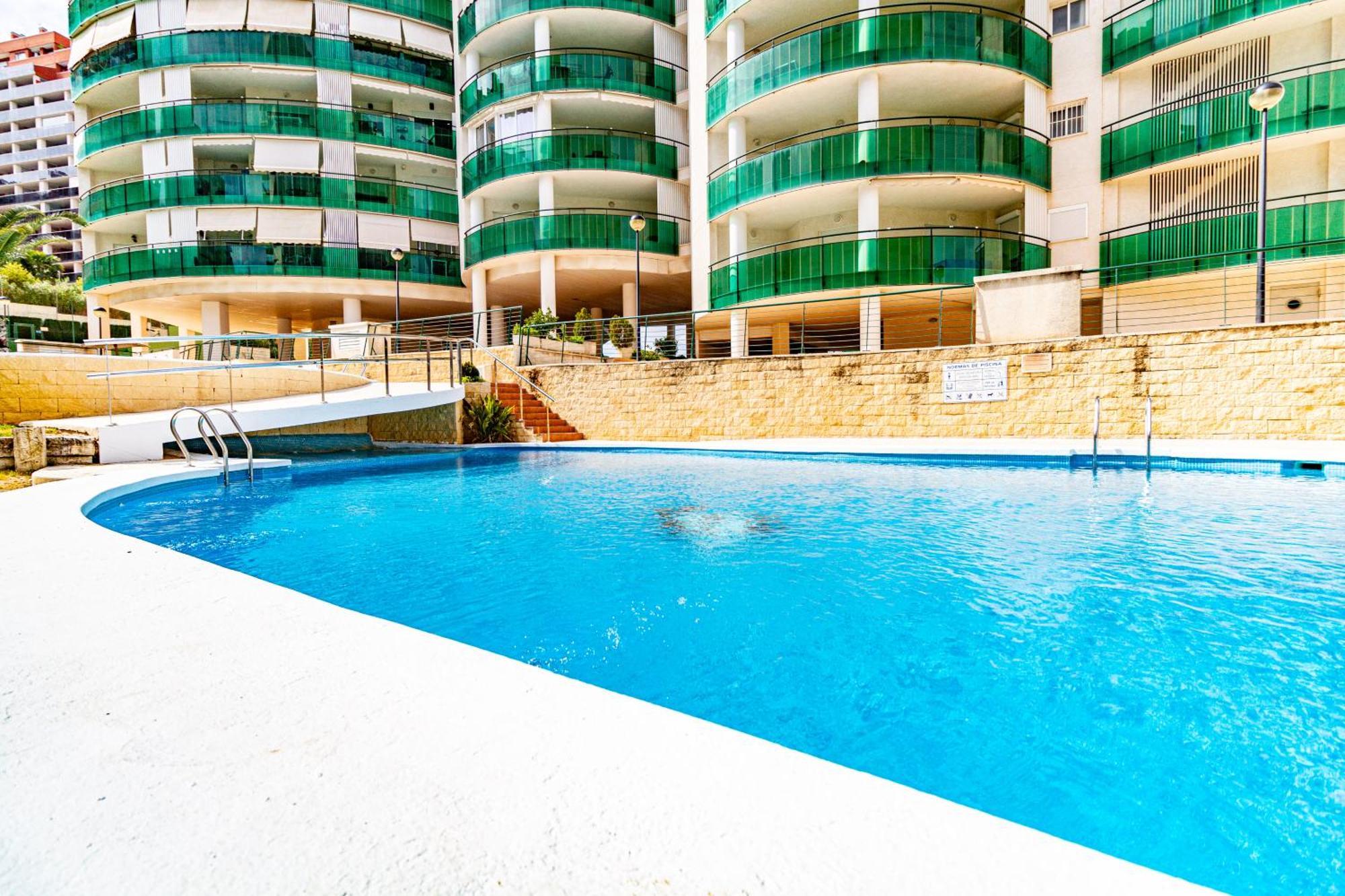 Apartment Vilapark With Pool, Free Parking, Terrace, Beach Μπένιντορμ Εξωτερικό φωτογραφία